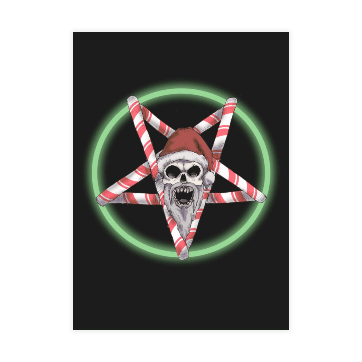 Christmas Pentagram Greeting Card Bundles (10, 30, 50 pcs)