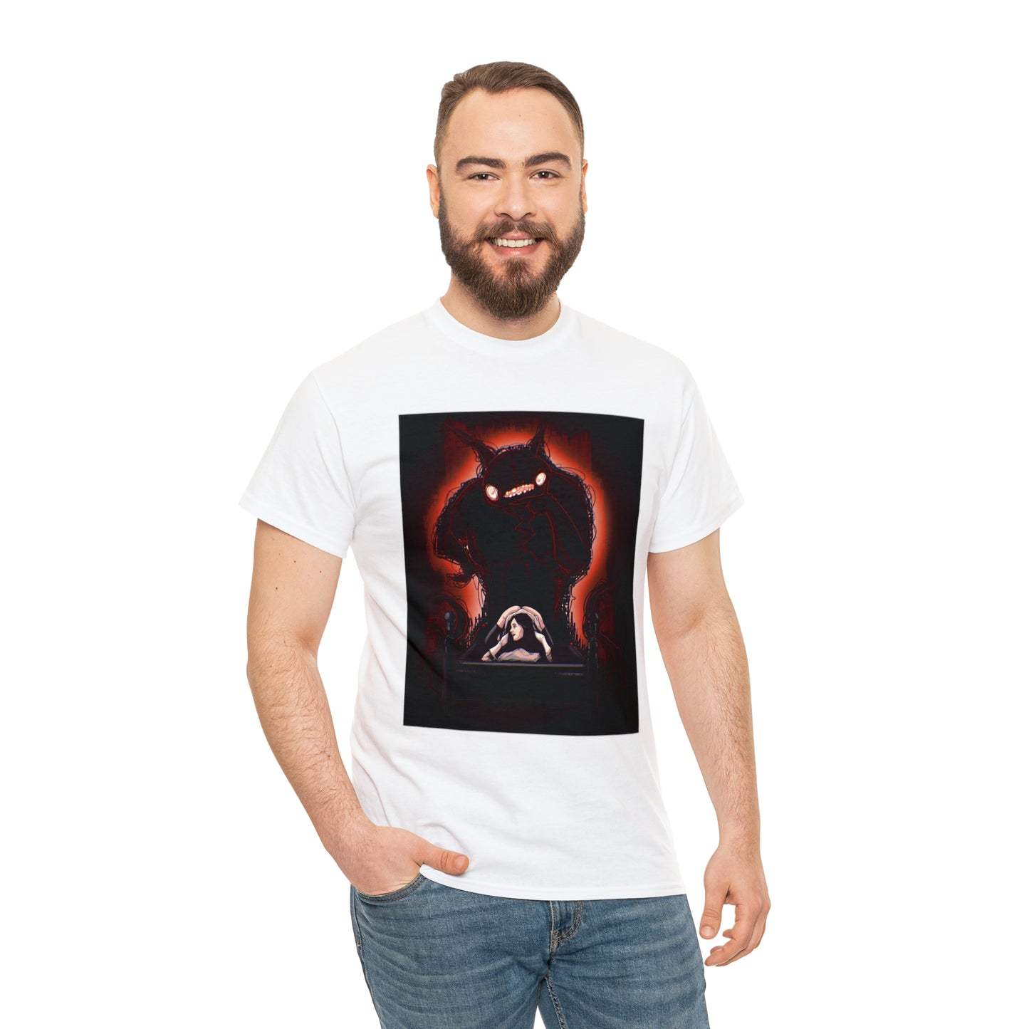 Sleep Paralysis Demon Unisex Heavy Cotton Tee