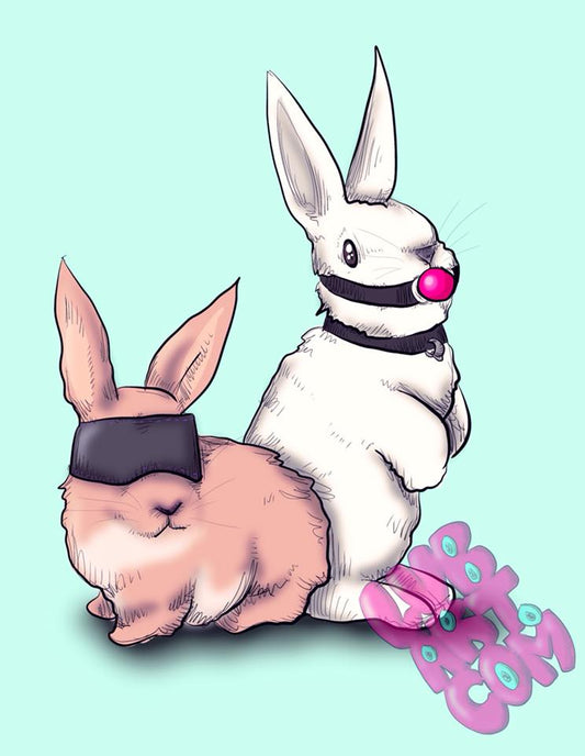 Bad Bunnies Fine Art Print