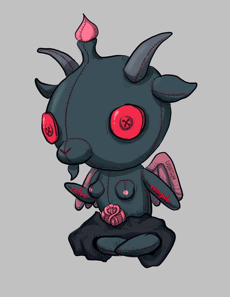 Stuffed Baphomet Fine Art Print