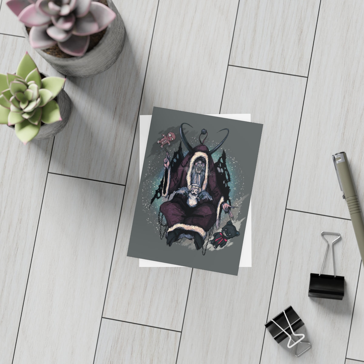 Baphomet Krampus Greeting Card Bundles (10, 30, 50 pcs)