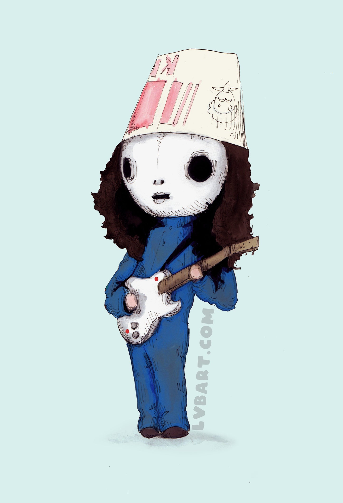 Bucket Player Fine Art Print