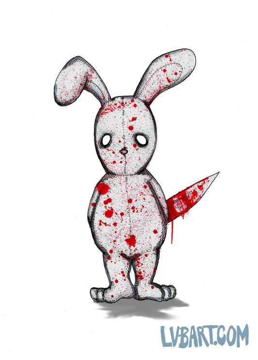 Bad Bunny Fine Art Print