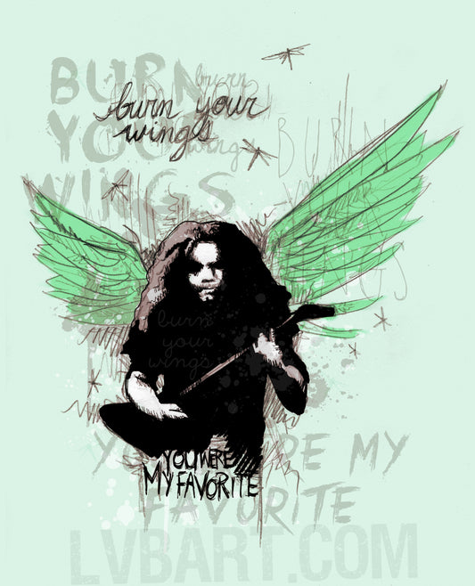 Burn Your Wings Fine Art Print