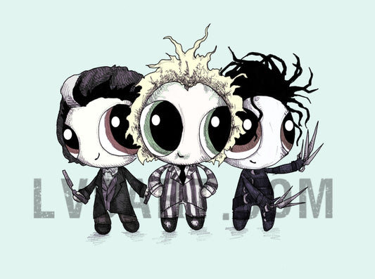 BurtonPuff Bros Fine Art Print