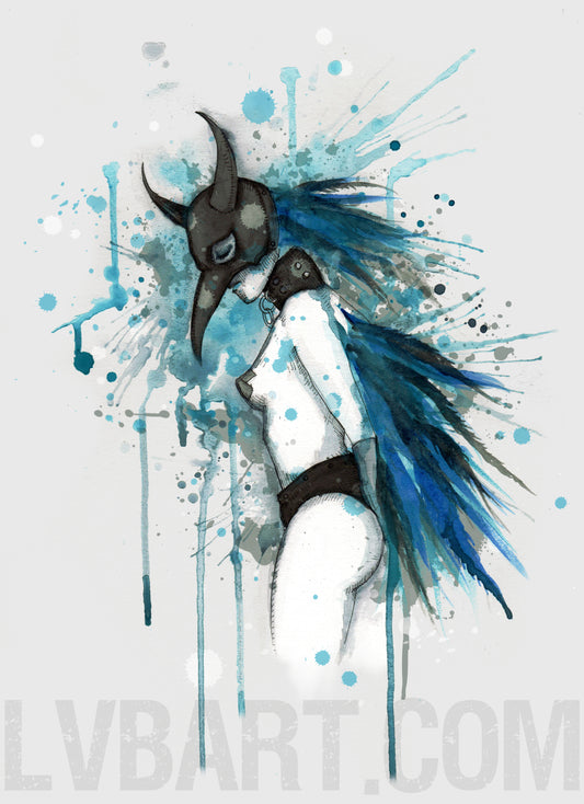 Caged Bird Fine Art Print
