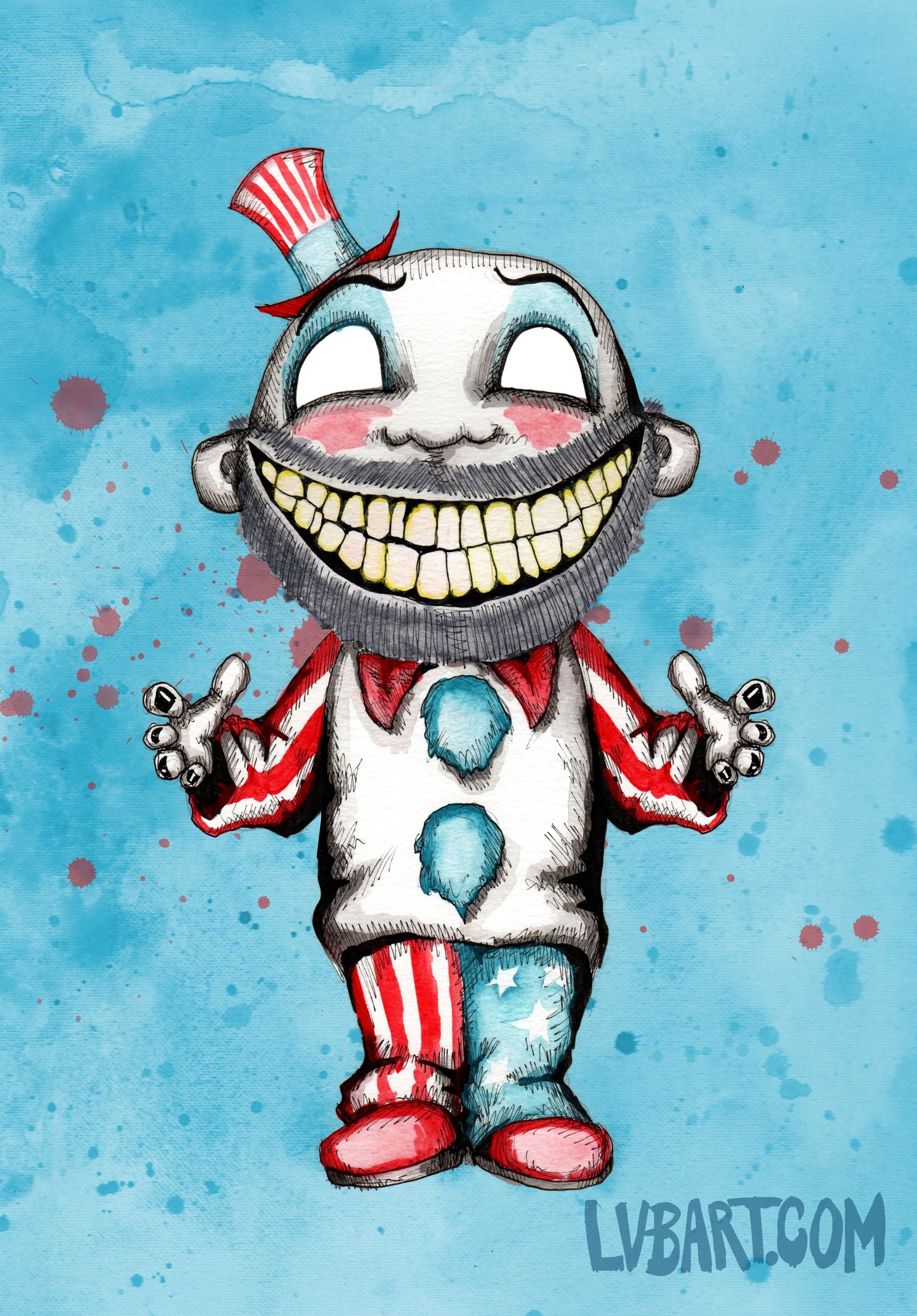 Super Secret Clown Business II Fine Art Print