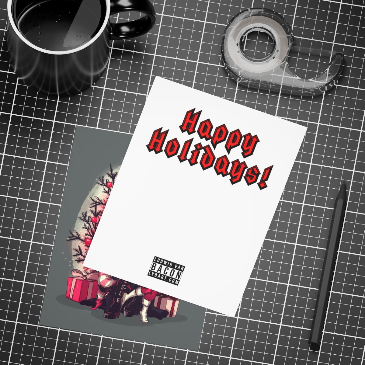 Lady Krampus Greeting Card Bundles (10, 30, 50 pcs)