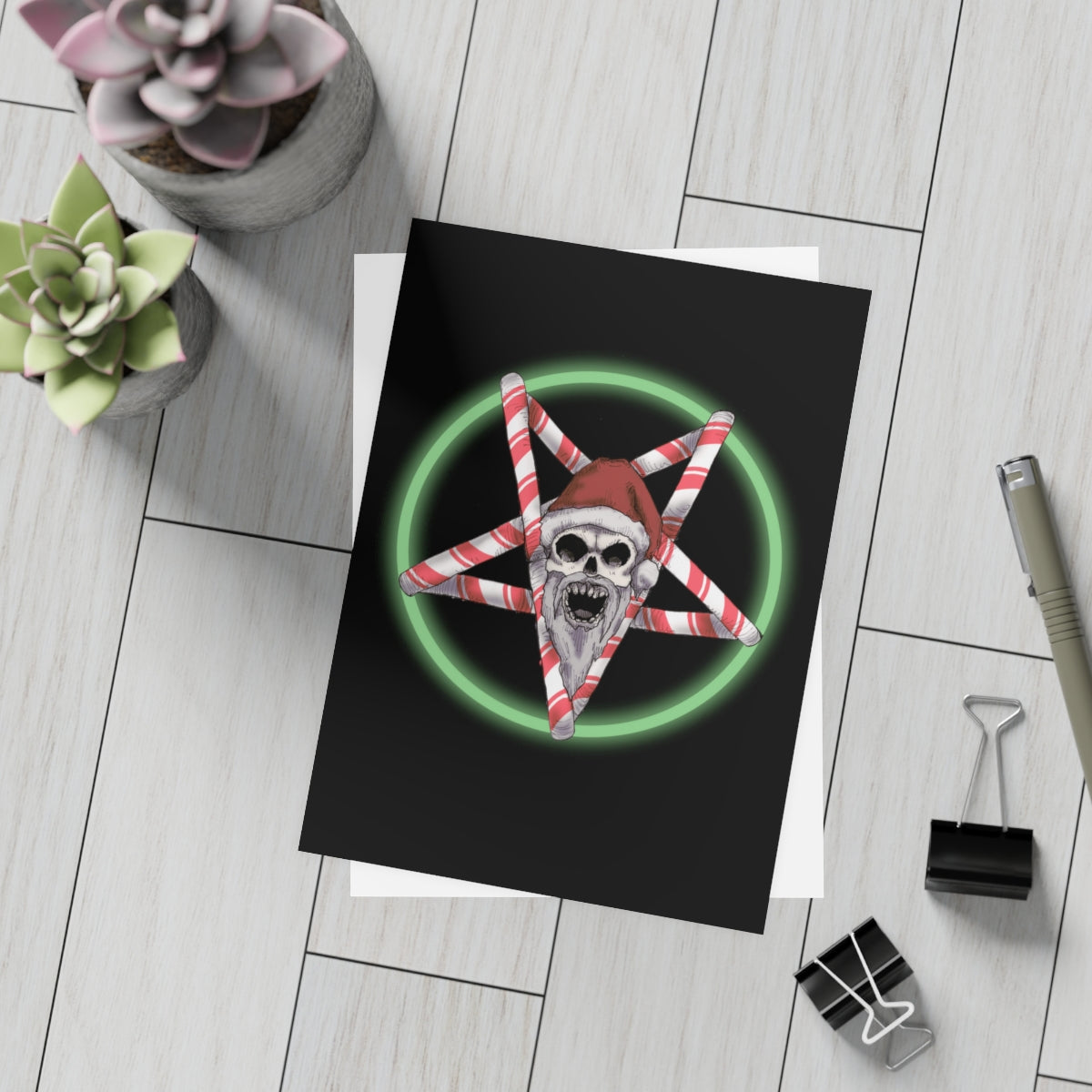 Christmas Pentagram Greeting Card Bundles (10, 30, 50 pcs)