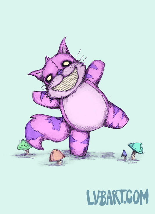 Cheshire Plush Fine Art Print