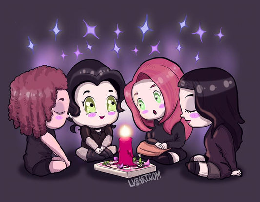 Chibi Witches Fine Art Print