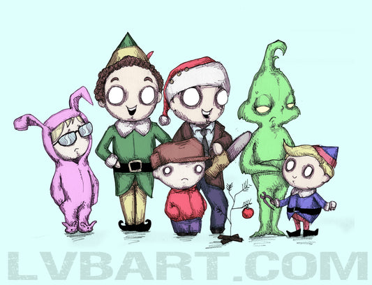 Christmas Pals Fine Art Print