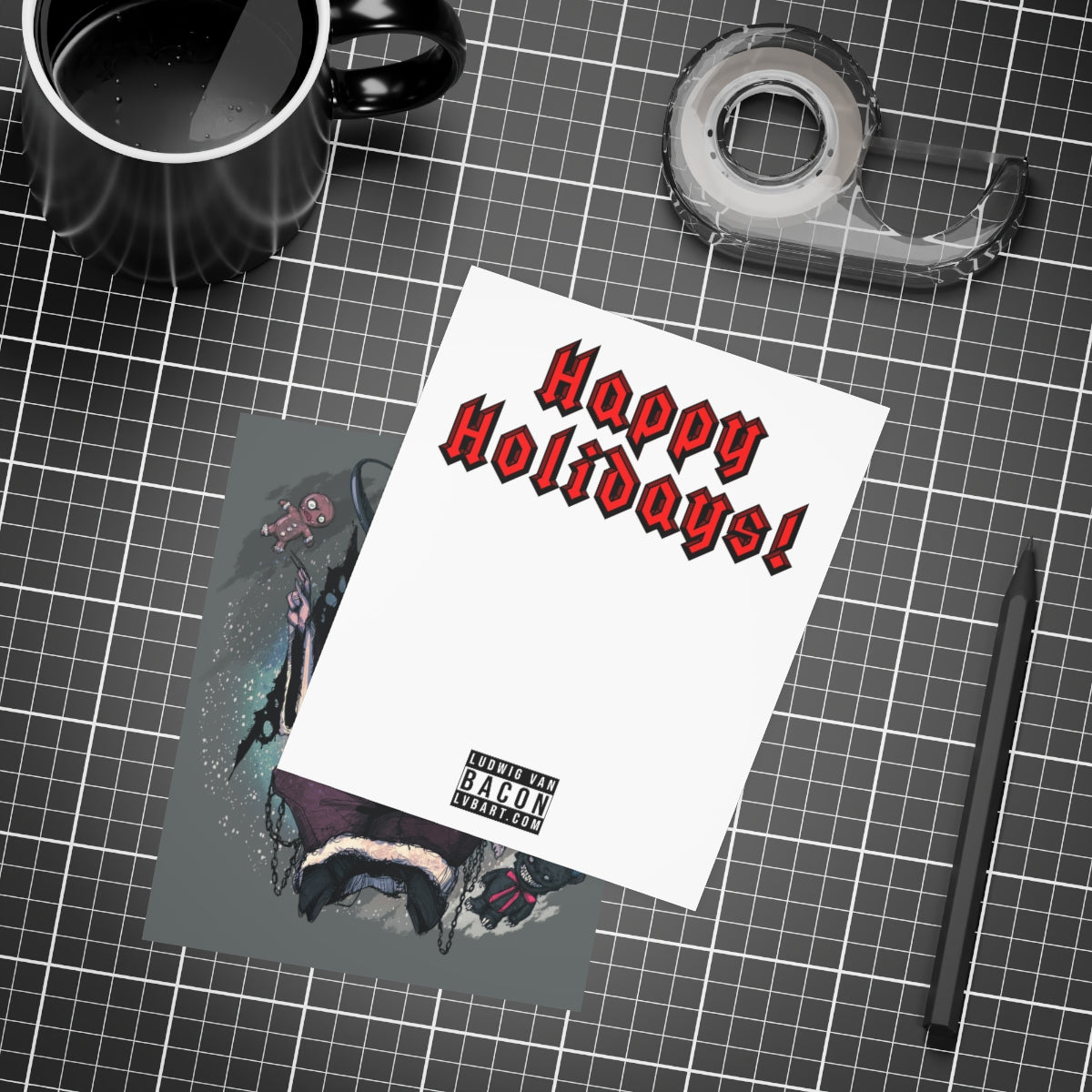 Baphomet Krampus Greeting Card Bundles (10, 30, 50 pcs)