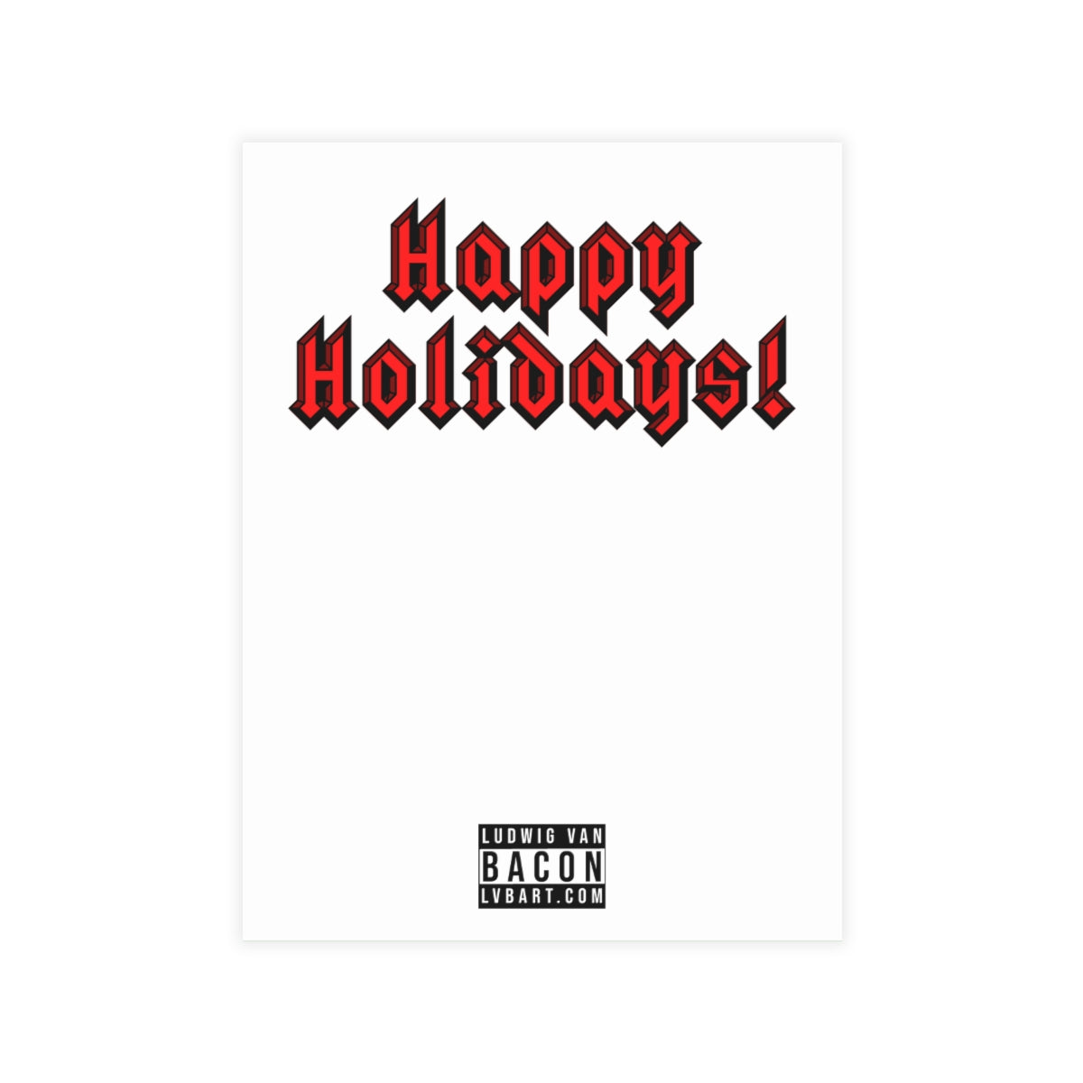 Hoe For The Holidays Greeting Card Bundles (10, 30, 50 pcs)
