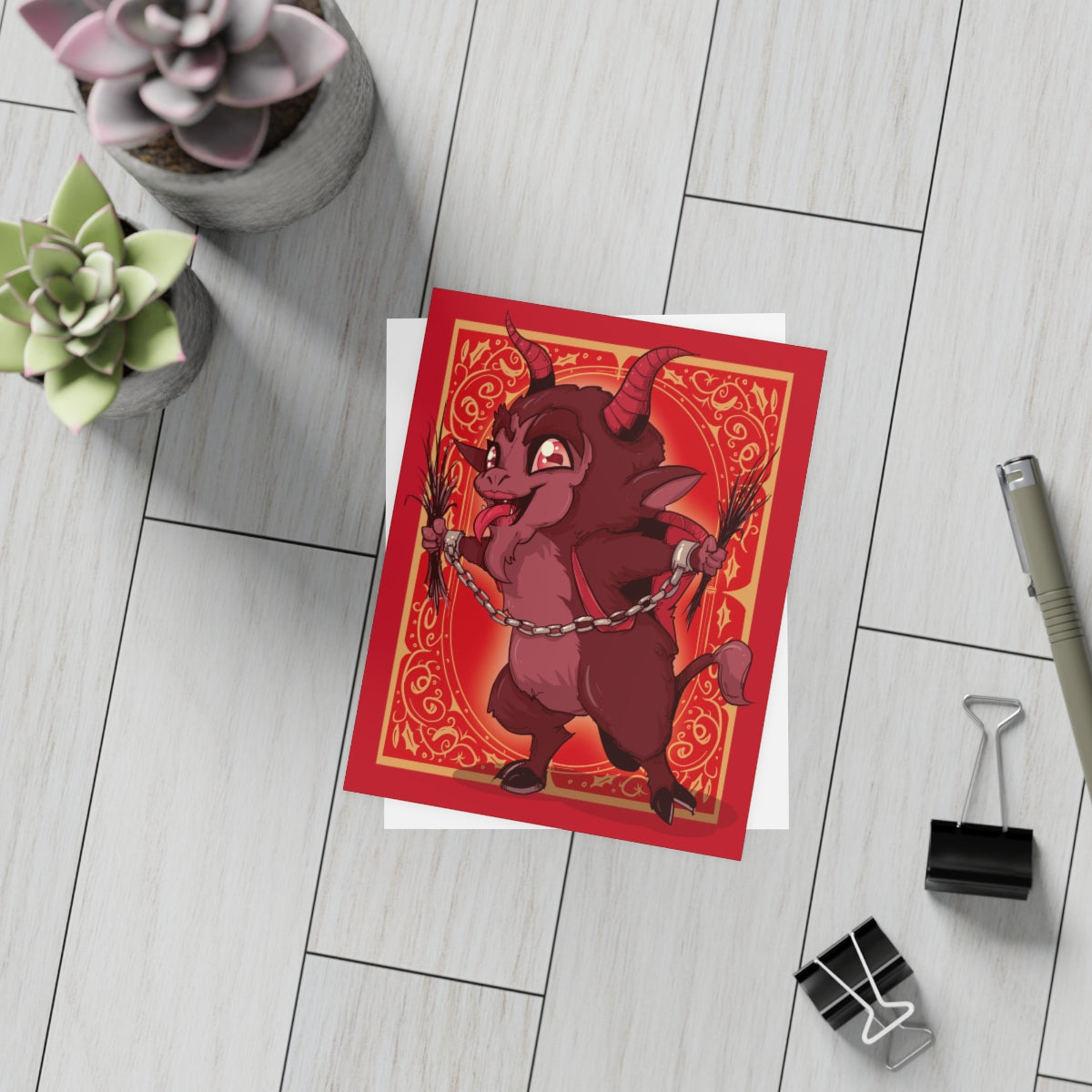 Little Krampus Greeting Card Bundles (10, 30, 50 pcs)