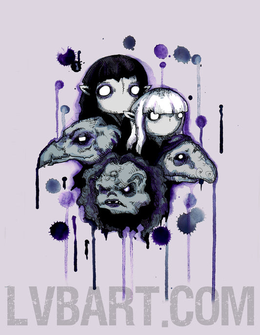 The Purple Shard Fine Art Print