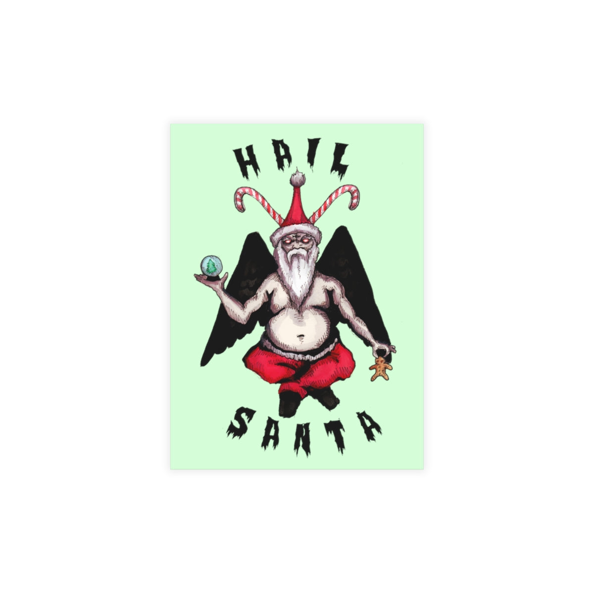 Hail Santa Greeting Card Bundles (10, 30, 50 pcs)