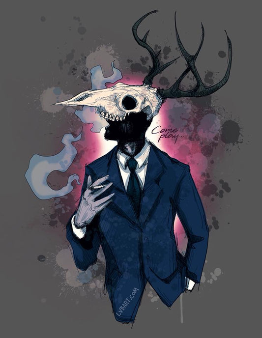 Deer Daddy Series 1: Come Play Fine Art Print