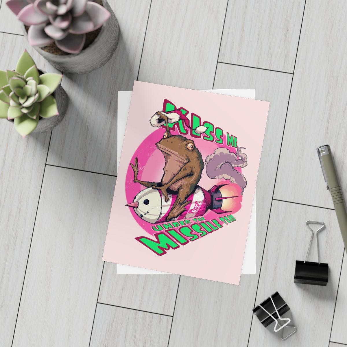 Missile Toad Greeting Card Bundles (10, 30, 50 pcs)