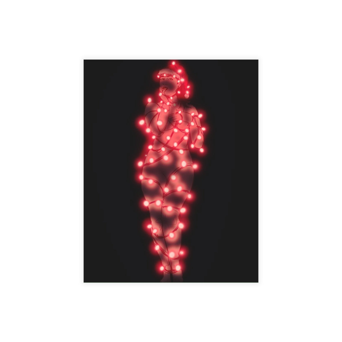 Christmas Lights Greeting Card Bundles (10, 30, 50 pcs)