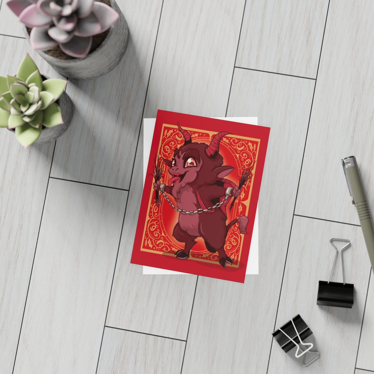 Little Krampus Greeting Card Bundles (10, 30, 50 pcs)