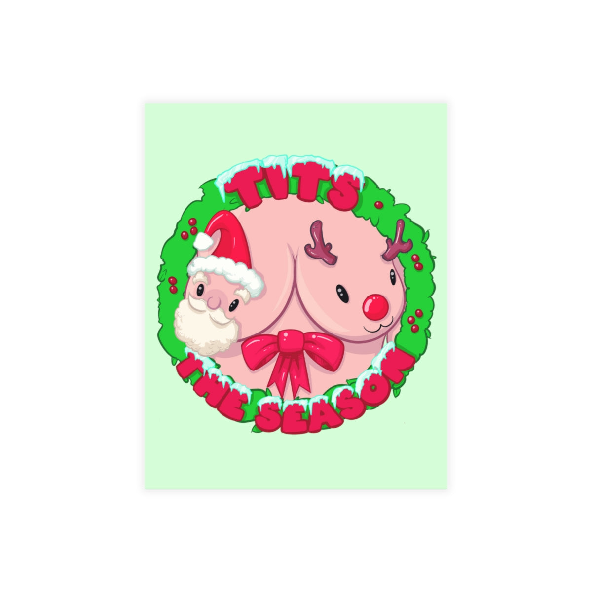 Tits The Season Greeting Card Bundles (10, 30, 50 pcs)