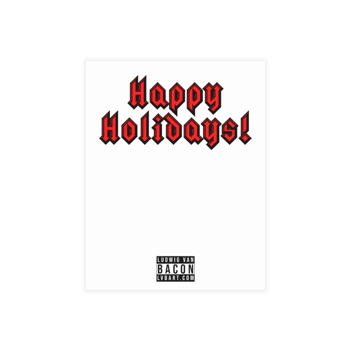 Baphomet Krampus Greeting Card Bundles (10, 30, 50 pcs)