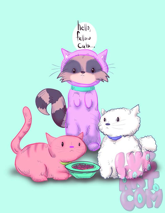 Fellow Cats Fine Art Print