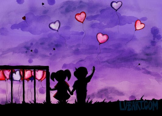 Free The Hearts Fine Art Print