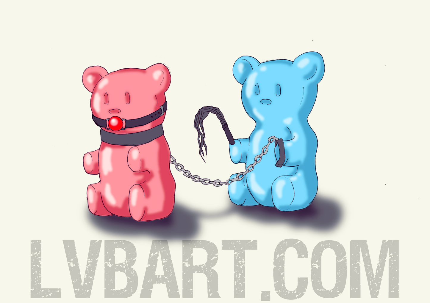 Bad Gummy Bears Fine Art Print