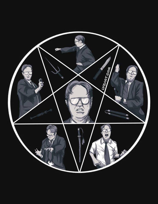 Hardcore Dwight Fine Art Print