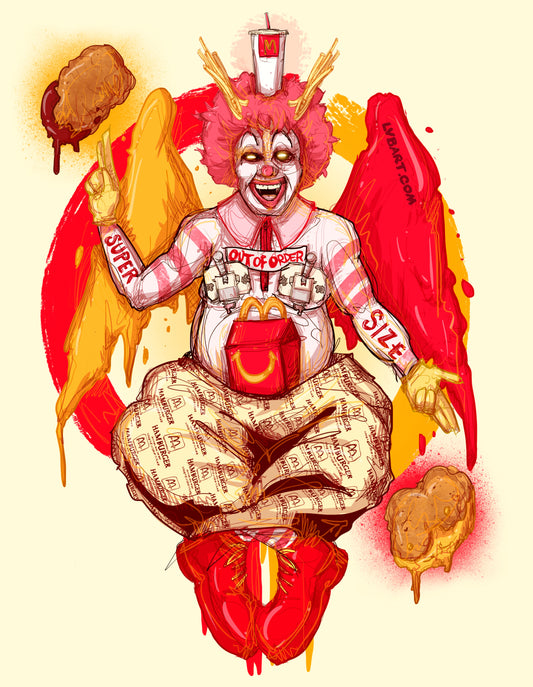 McBaphomet Fine Art Print