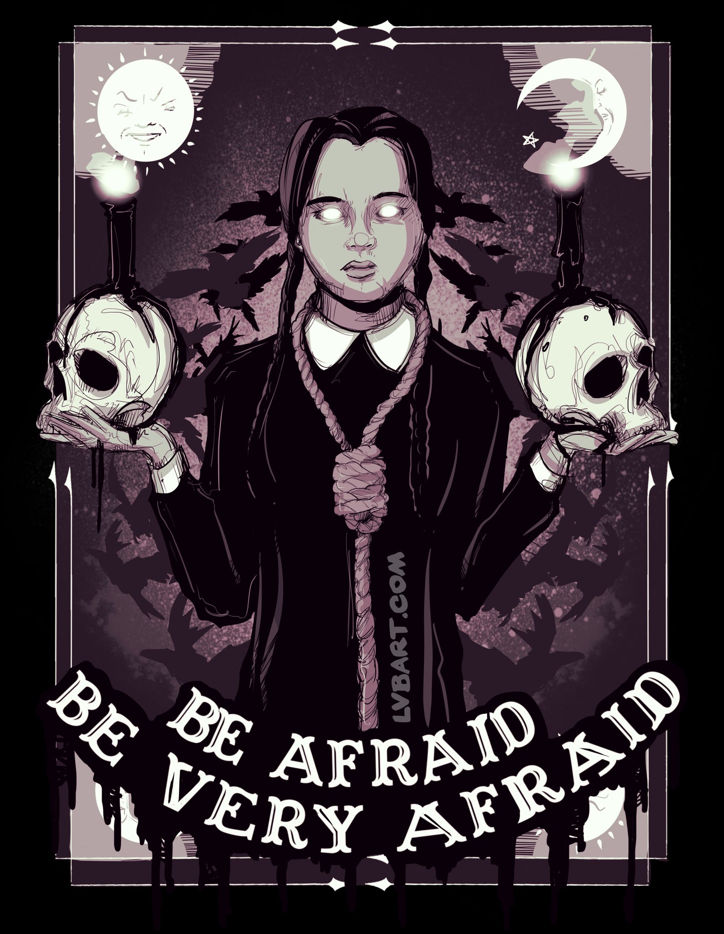Be Afraid Fine Art Print
