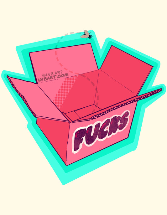 No Fucks Left Fine Art Print