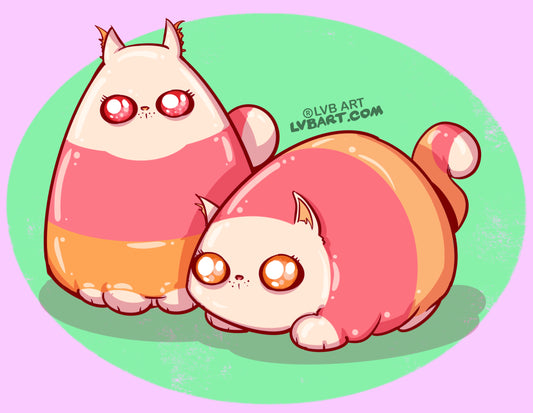 Candy Cats Fine Art Print