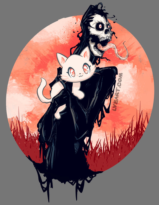 Cat Person Fine Art Print