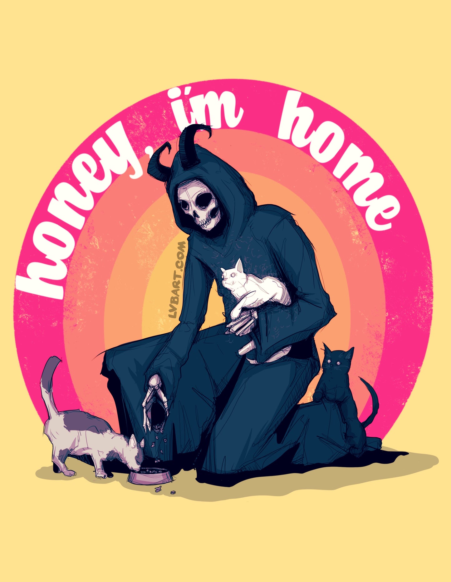 Honey, I’m Home Fine Art Print