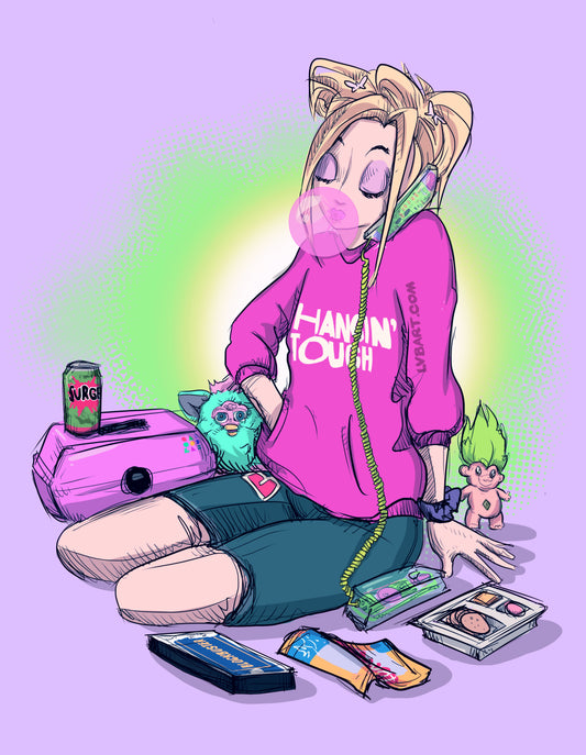 TGIF Girl Fine Art Print