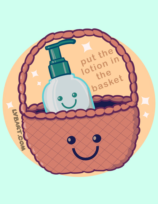 Lotion Basket Fine Art Print