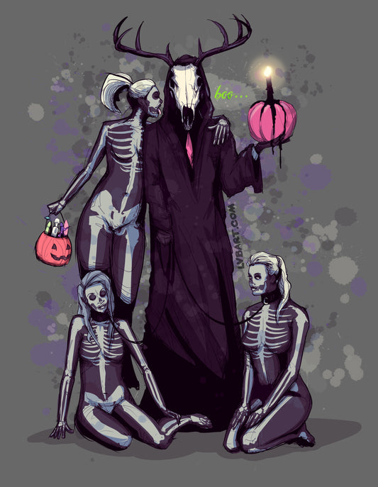 Deer Daddy Series 6: Spooky Season Fine Art Print