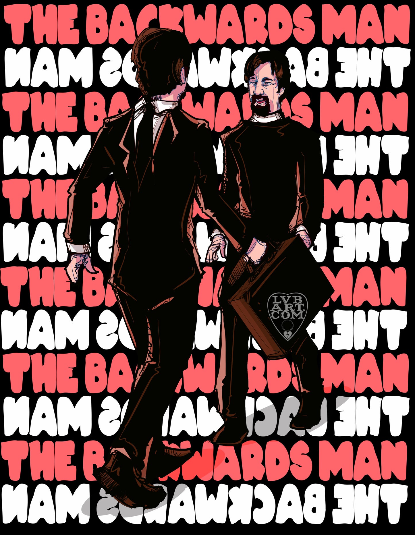 The Backwards Man Fine Art Print