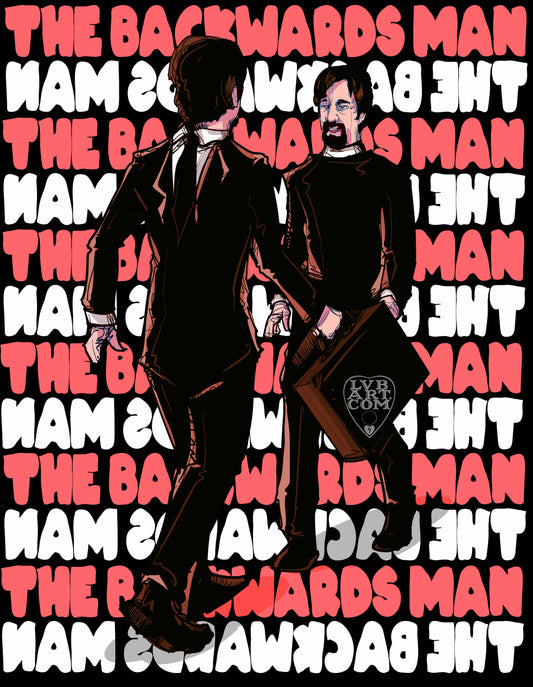 The Backwards Man Fine Art Print