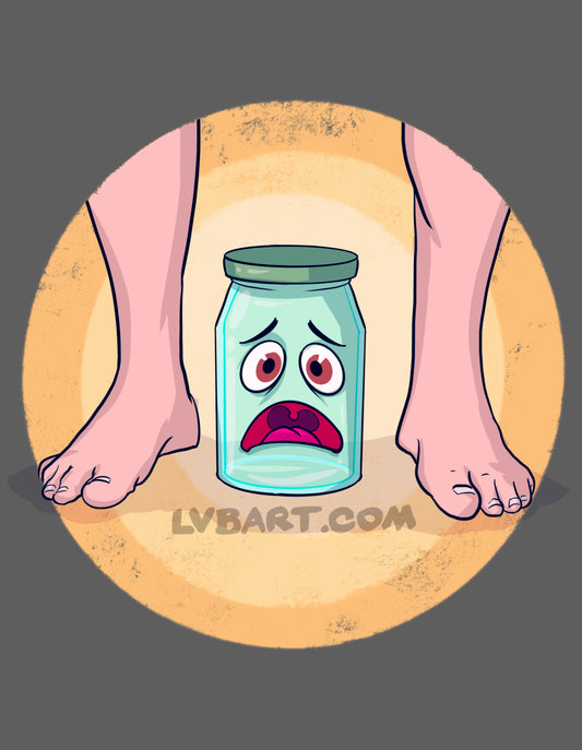 Brave Little Jar Fine Art Print