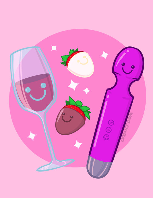 Single Valentines Day Fine Art Print