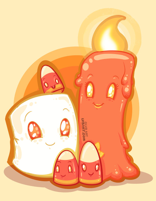 How Candy Corn Is Made Fine Art Print