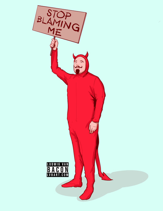 Satanic Scapegoat Fine Art Print