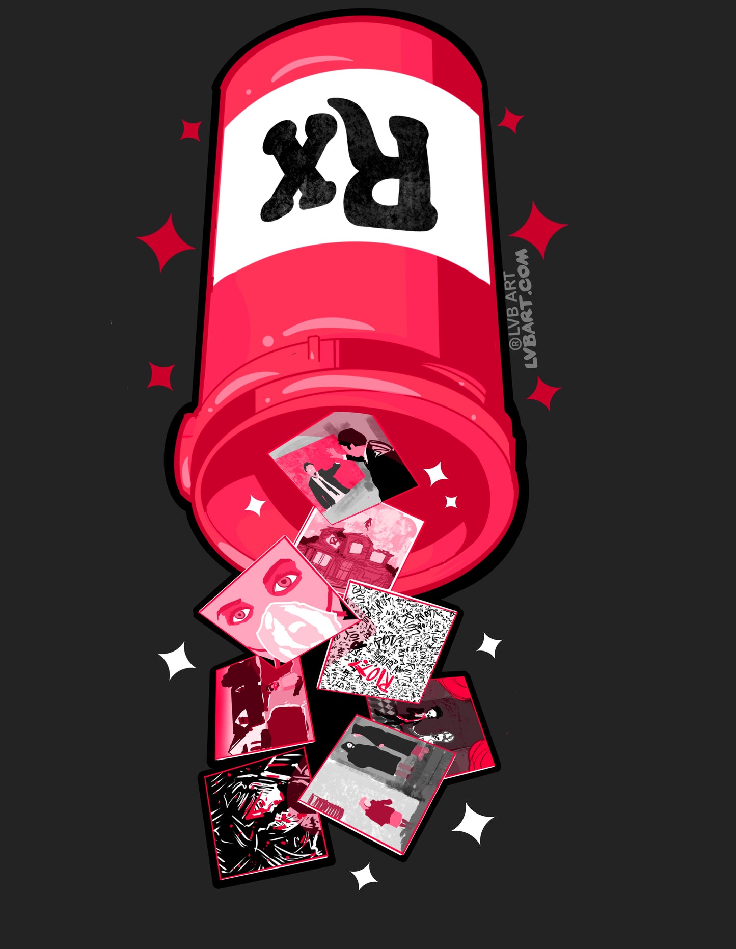Emo Pills Fine Art Print