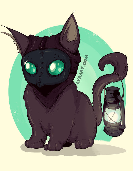 Plague Kitten Fine Art Print