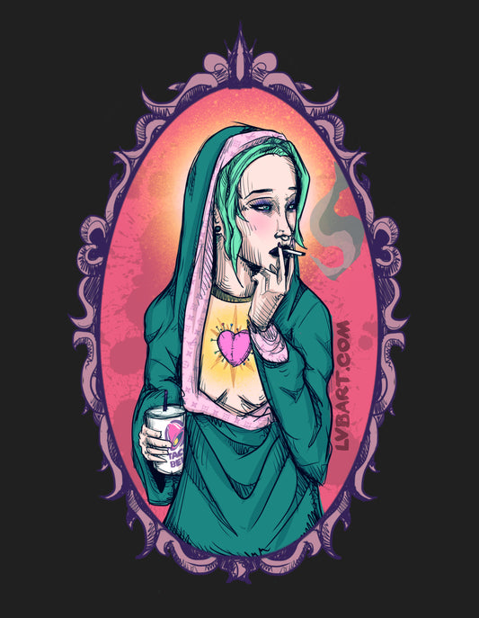 Modern Mary Fine Art Print