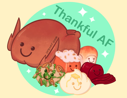 Thankful AF Fine Art Print